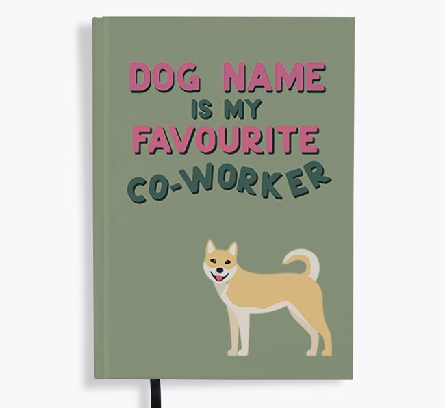 Favourite Co-Worker: Personalised {breedFullName} Notebook